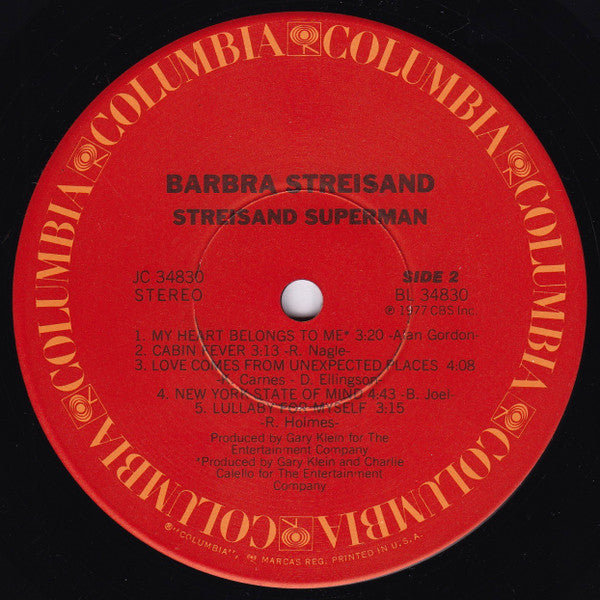 Barbra Streisand : Streisand Superman (LP, Album)
