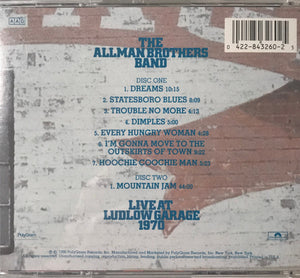 The Allman Brothers Band : Live At Ludlow Garage 1970 (2xCD, Album, RM)