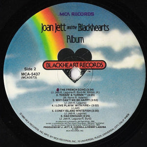 Joan Jett And The Blackhearts* : Album (LP, Album, Glo)