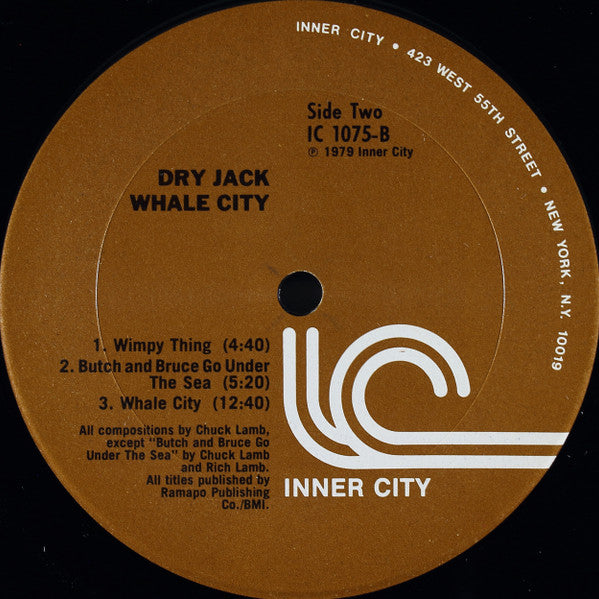 Dry Jack : Whale City (LP, Album)