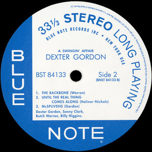 Dexter Gordon : A Swingin' Affair (LP, Album, RE, 180)