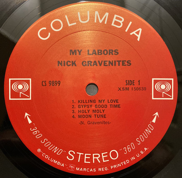 Nick Gravenites : My Labors (LP, Album, Pit)