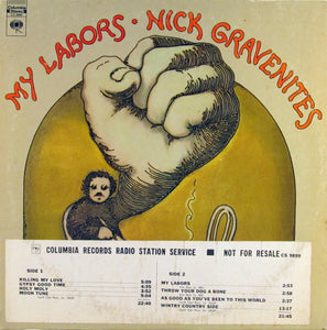 Nick Gravenites : My Labors (LP, Album, Pit)
