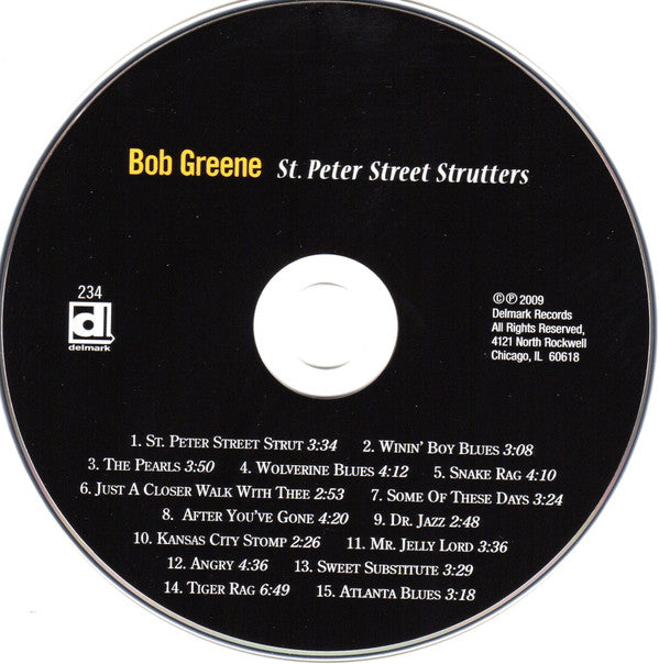 Bob Greene (2) : St. Peter Street Strutters (CD, Album)