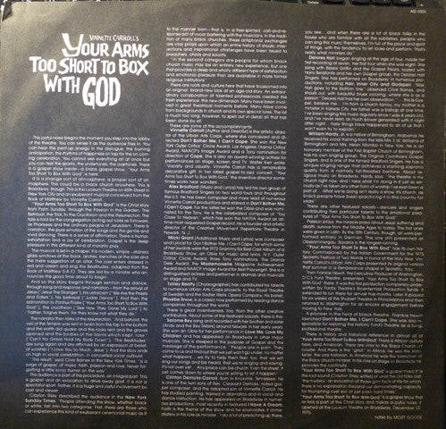 Various : Your Arms Too Short To Box With God (Original Broadway Cast) (LP)