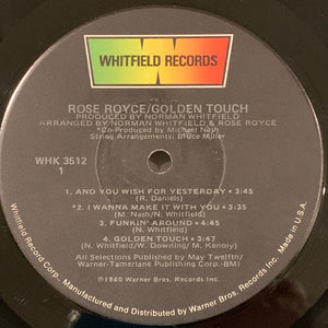 Rose Royce : Golden Touch (LP, Album, Los)