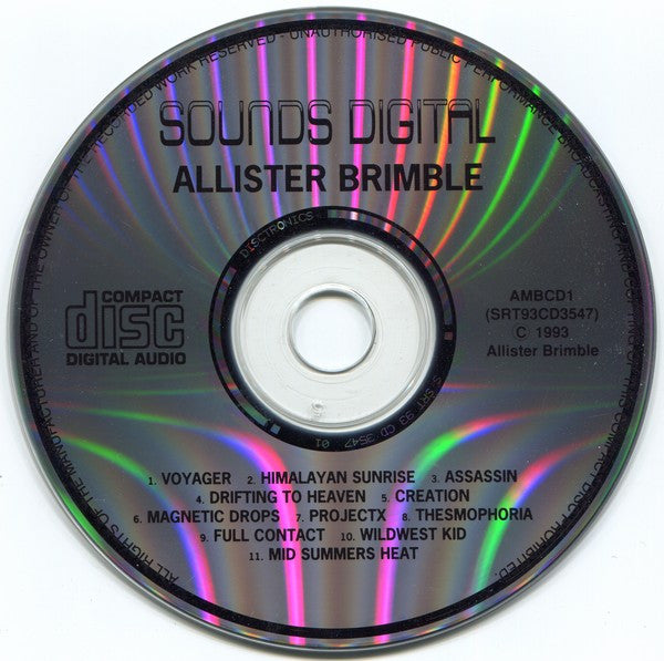 Allister Brimble : Sounds Digital (CD, Album)