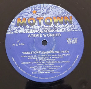 Stevie Wonder : Skeletons (12", Single)