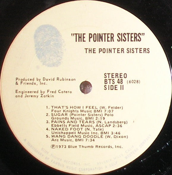 The Pointer Sisters* : The Pointer Sisters (LP, Album, Ter)