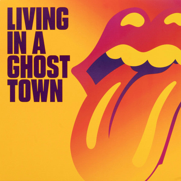The Rolling Stones : Living In A Ghost Town (10", S/Sided, Single, Ltd, Ora)