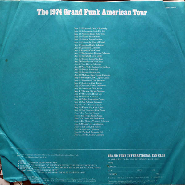 Grand Funk* : Shinin' On (LP, Album, Win)