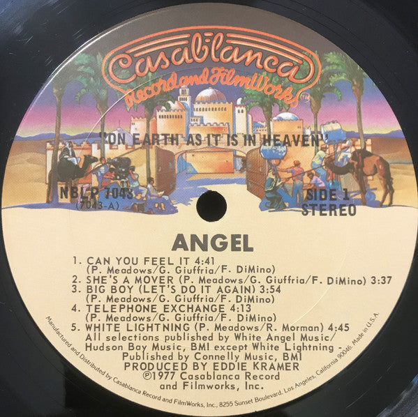 Angel (24) : On Earth As It Is In Heaven (LP, Album, CRC)