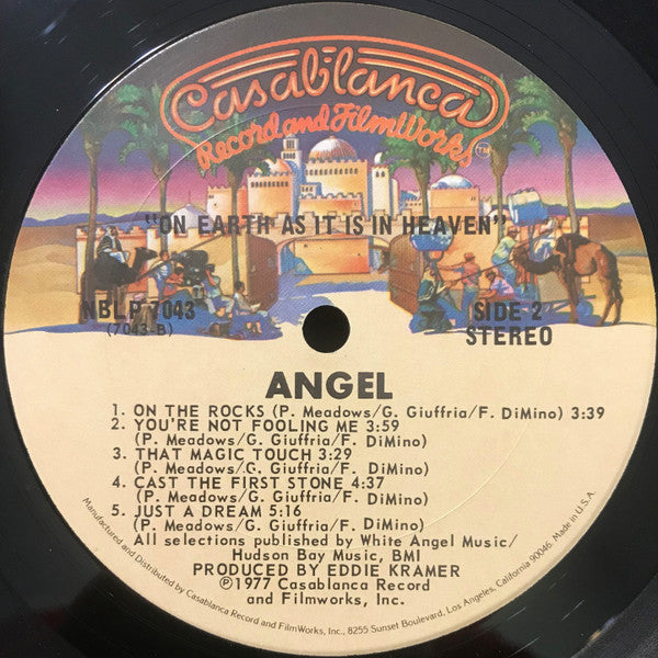 Angel (24) : On Earth As It Is In Heaven (LP, Album, CRC)