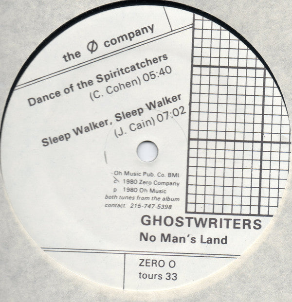 (Ghostwriters)* : Music From No Man's Land (12")