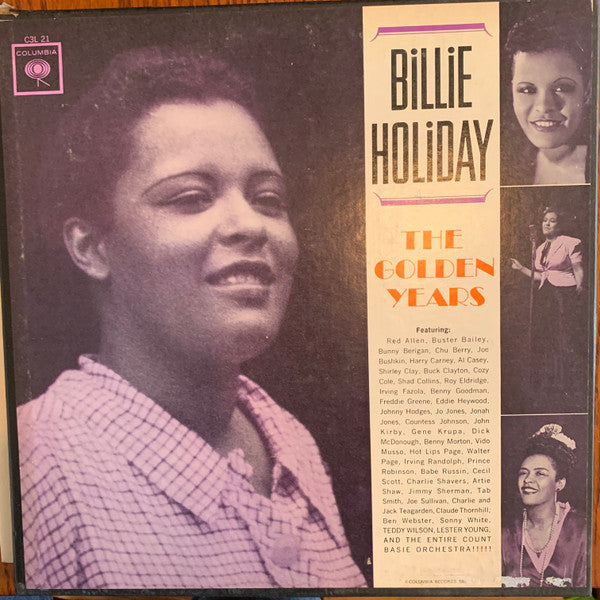 Billie Holiday : The Golden Years (3xLP, Comp, Mono, RE + Box)