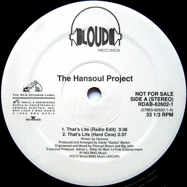 The Hansoul Project* : That's Life (12", Promo)