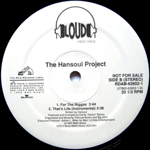 The Hansoul Project* : That's Life (12", Promo)