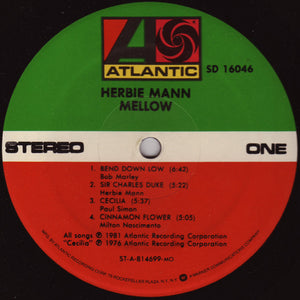 Herbie Mann : Mellow (LP, Album)