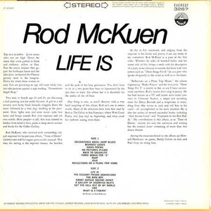 Rod McKuen : Life Is (LP, Album, RE)