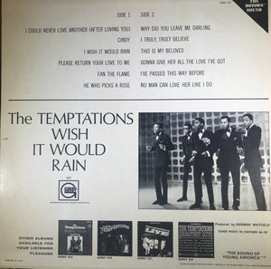 The Temptations : Wish It Would Rain (LP, Album)