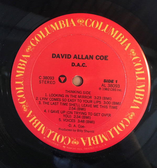 David Allan Coe : D.A.C. (LP, Album)