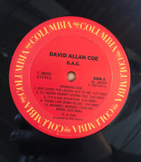 David Allan Coe : D.A.C. (LP, Album)