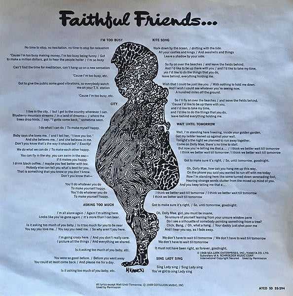 New York Rock & Roll Ensemble* : Faithful Friends (LP, Album, PR )