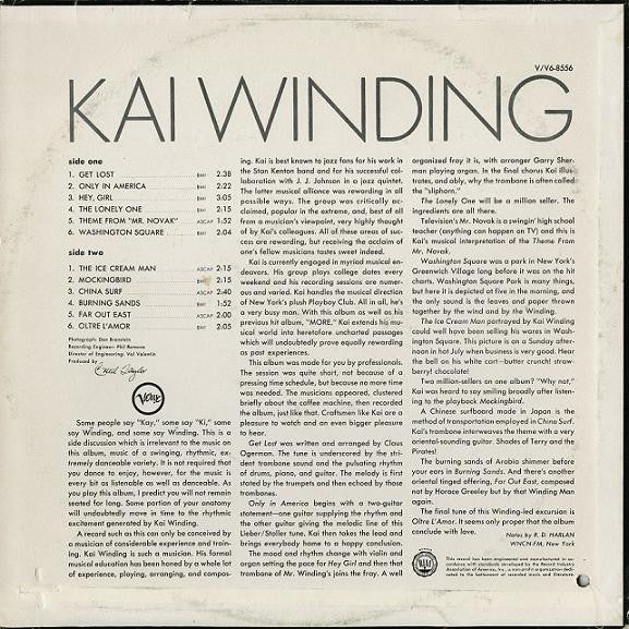 Kai Winding : Kai Winding (LP, Album, Mono)