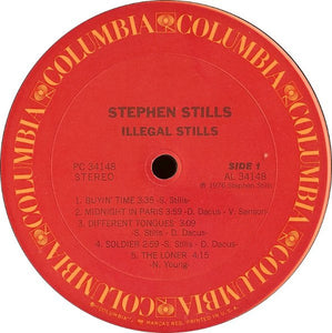 Stephen Stills : Illegal Stills (LP, Album, Pit)