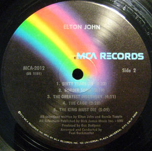 Elton John : Elton John (LP, Album, RE, Pin)
