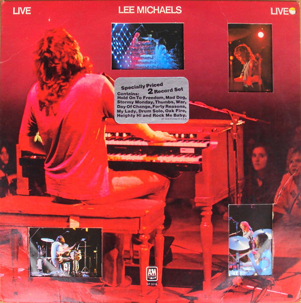 Lee Michaels : Live (2xLP, Album, Ter)