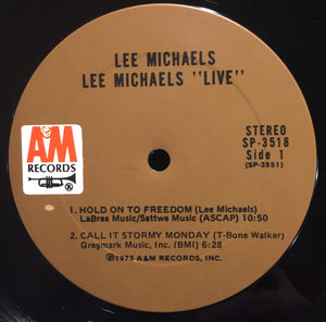 Lee Michaels : Live (2xLP, Album, Ter)