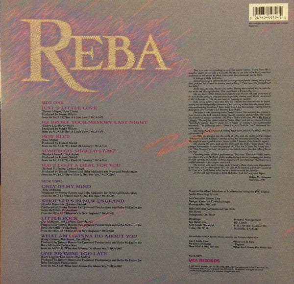 Reba McEntire : Greatest Hits (LP, Comp)