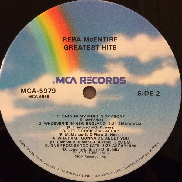 Reba McEntire : Greatest Hits (LP, Comp)