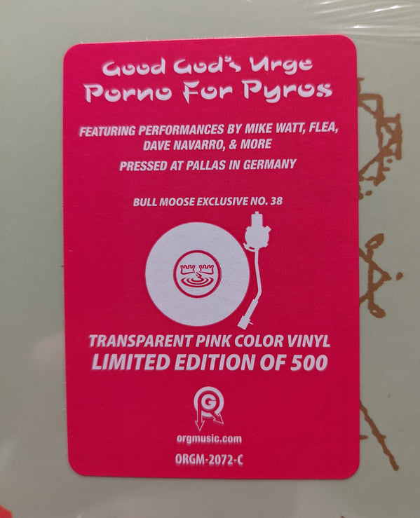 Porno For Pyros : Good God's Urge (LP, Album, Ltd, RE, Pin)