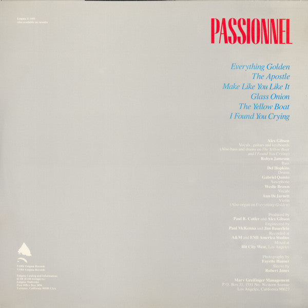 Passionnel : The Apostle (LP)