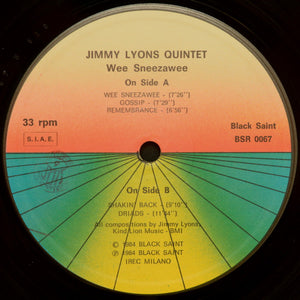 Jimmy Lyons Quintet : Wee Sneezawee (LP, Album)