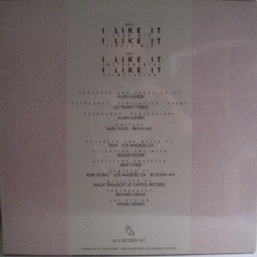 Candy : I Like It (12")