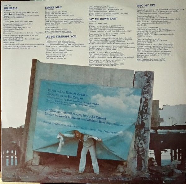Three Dog Night : Cyan (LP, Album, San)
