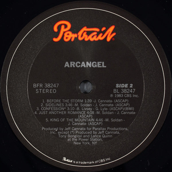 Arc Angel (2) : Arc Angel (LP, Album, Car)