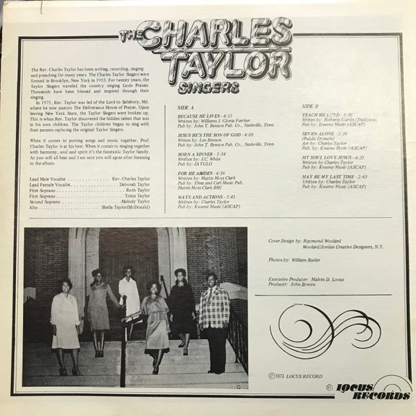 The Charles Taylor Singers : The Charles Taylor Singers (LP, Album)