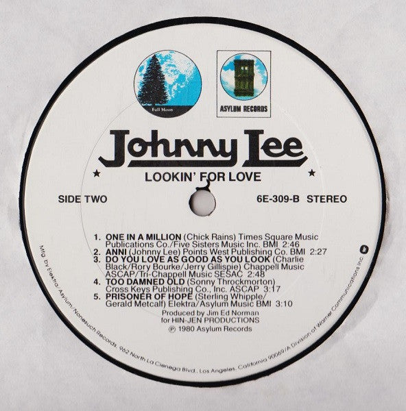 Johnny Lee (3) : Lookin' For Love (LP, Album, Club)