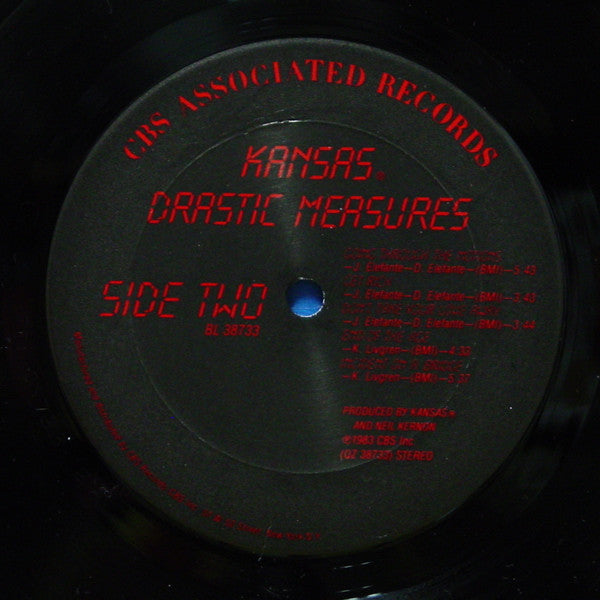 Kansas (2) : Drastic Measures (LP, Album, Car)