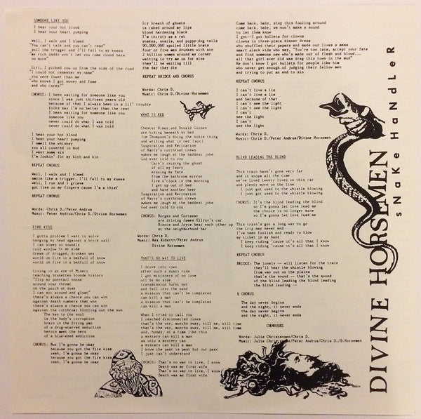 Divine Horsemen : Snake Handler (LP, Album)