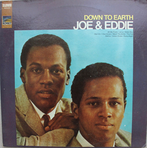 Joe & Eddie : Down To Earth (LP, Album, RE)