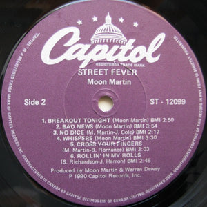 Moon Martin : Street Fever (LP, Album)