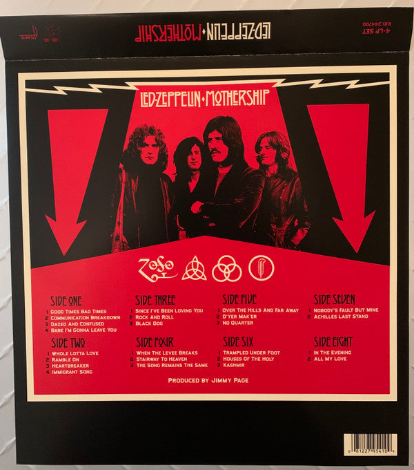 Led Zeppelin : Mothership (Box, Emb + 4xLP, Comp, RE, RM, RP, 180)