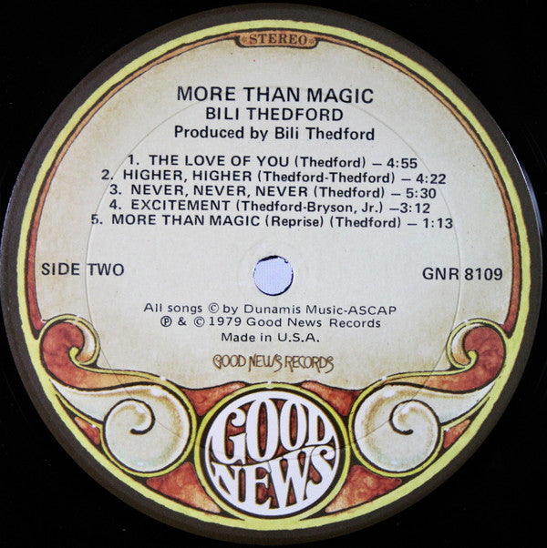 Bili Thedford : More Than Magic (LP, Album)