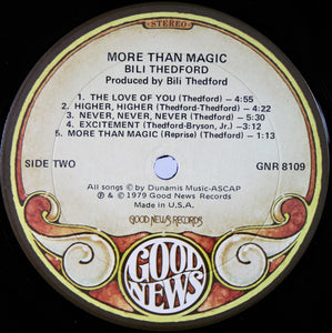 Bili Thedford : More Than Magic (LP, Album)
