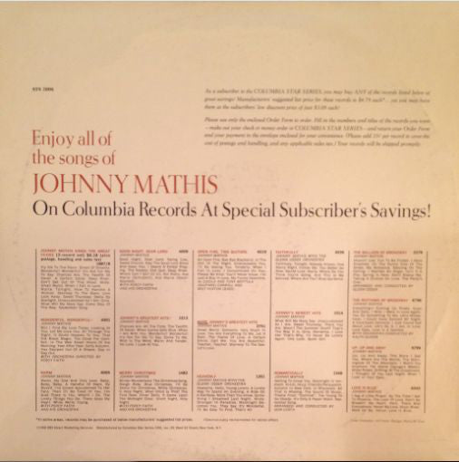 Johnny Mathis : The Magic Of Johnny Mathis (2xLP, Comp)